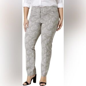 Alfani Urban Lines Grey Pants Plus Size 20W
